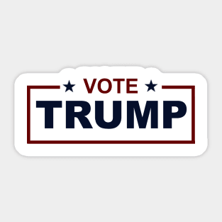 Vote Donald Trump Sticker